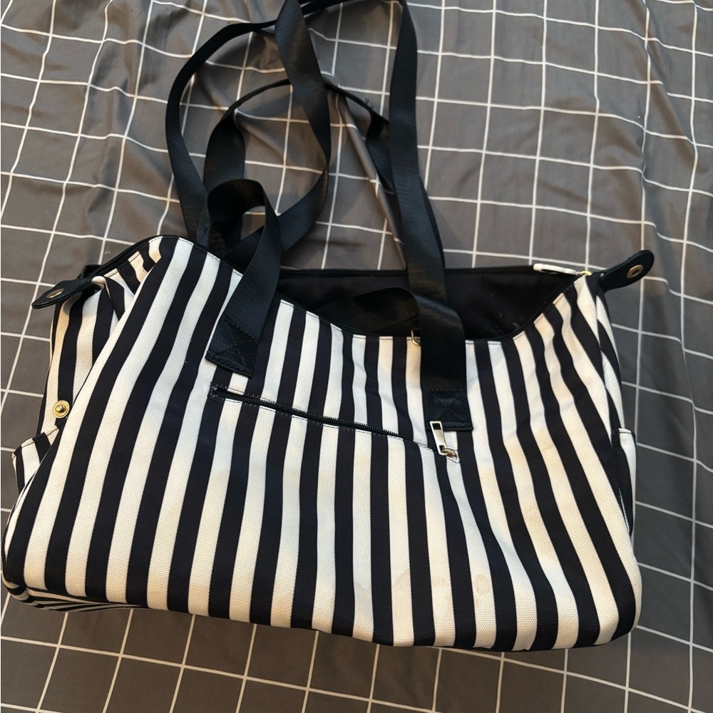 Alice + Olivia  Black and White Tote Bag